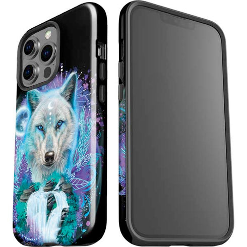 Night Wolf by Sheena Pike iPhone 14 Pro Impact Case