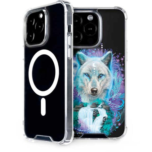 Night Wolf by Sheena Pike iPhone 15 Pro MagSafe Case