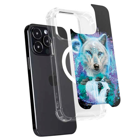 Night Wolf by Sheena Pike iPhone 15 Pro MagSafe Case