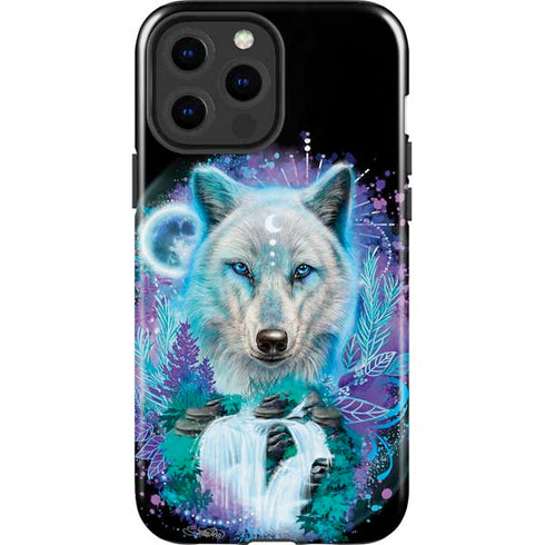 Night Wolf by Sheena Pike iPhone 15 Pro Max Impact Case