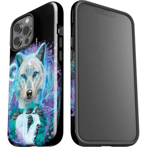 Night Wolf by Sheena Pike iPhone 15 Pro Max Impact Case