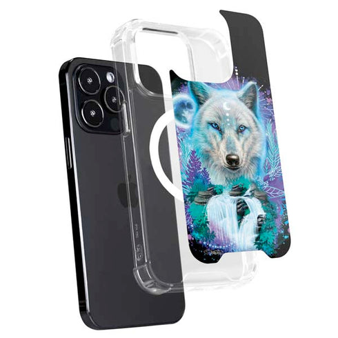 Night Wolf by Sheena Pike iPhone 15 Pro Max MagSafe Case