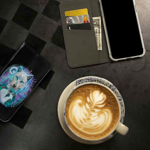 Night Wolf by Sheena Pike iPhone 15 Plus Folio Case