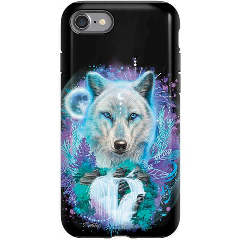 Night Wolf by Sheena Pike iPhone SE (2nd & 3rd Gen) Pro Case
