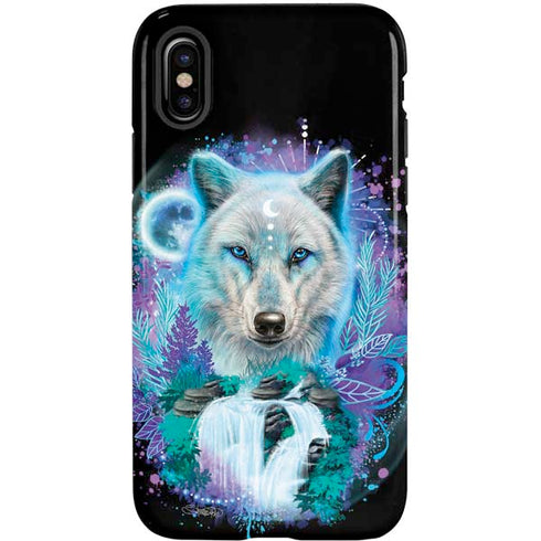 Night Wolf by Sheena Pike iPhone X Pro Case