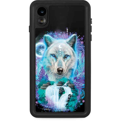 Night Wolf by Sheena Pike iPhone XR Waterproof Case