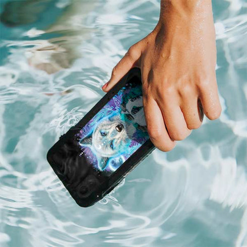 Night Wolf by Sheena Pike iPhone XR Waterproof Case