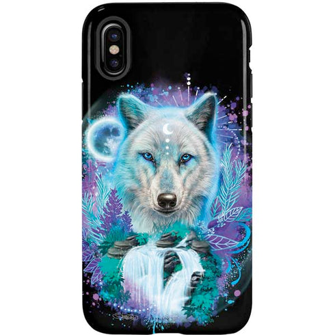 Night Wolf by Sheena Pike iPhone XS Pro Case