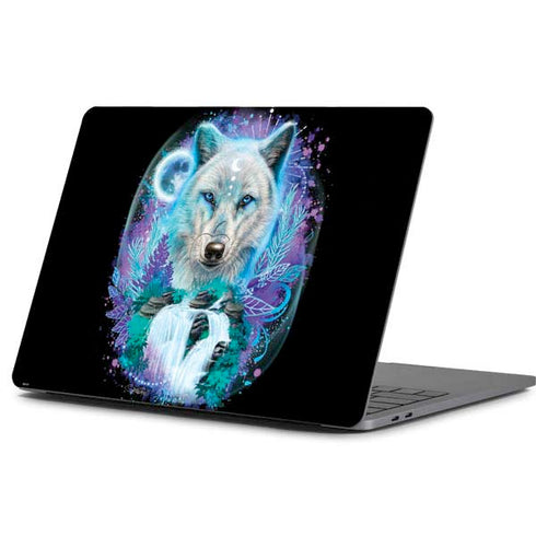 Night Wolf by Sheena Pike Apple MacBook Pro 13-inch Skin