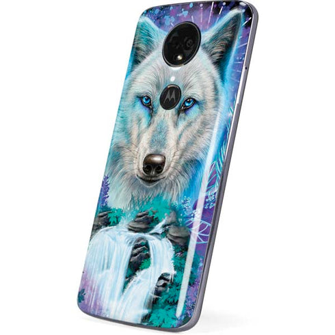 Night Wolf by Sheena Pike Moto E5 Plus Skin
