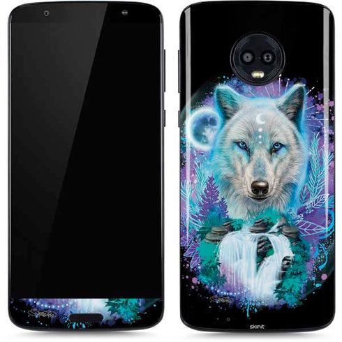 Night Wolf by Sheena Pike Moto G6 Skin
