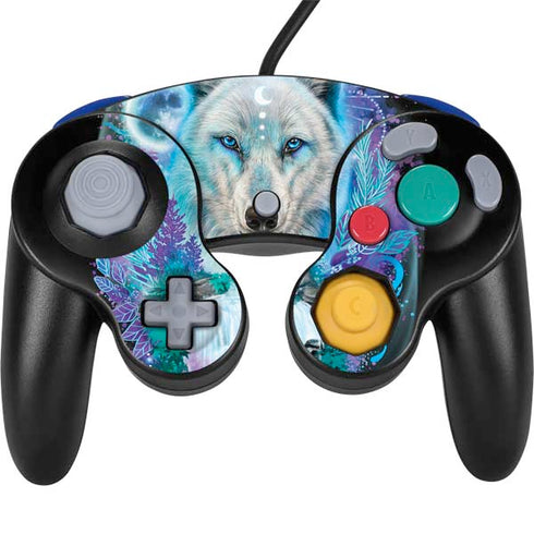 Night Wolf by Sheena Pike Nintendo GameCube Controller Skin