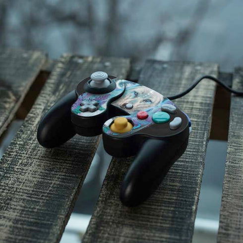 Night Wolf by Sheena Pike Nintendo GameCube Controller Skin