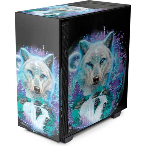 Night Wolf by Sheena Pike NZXT H510 Compact ATX Mid-Tower Case Skin