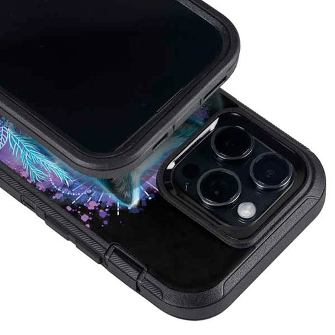 Night Wolf by Sheena Pike Otterbox Defender iPhone Skin