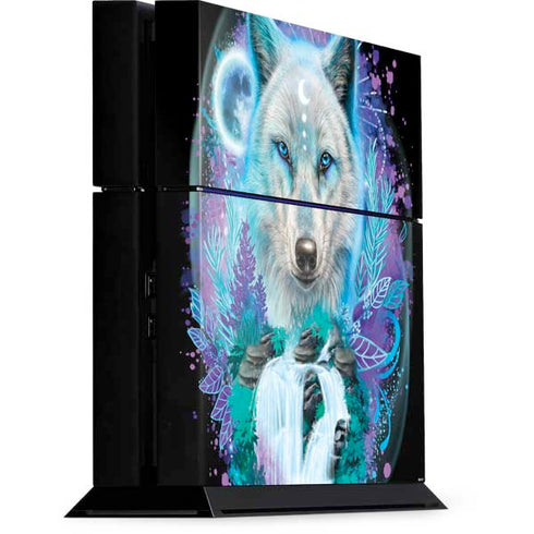 Night Wolf by Sheena Pike PS4 Console Skin