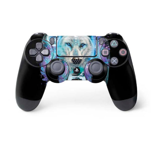 Night Wolf by Sheena Pike PS4 Controller Skin
