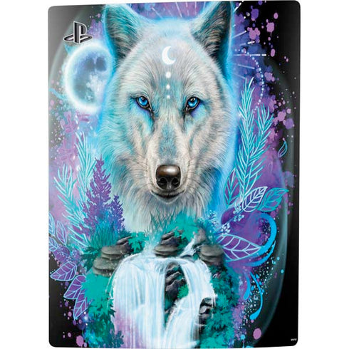Night Wolf by Sheena Pike PS5 Console Skin