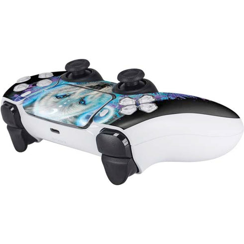 Night Wolf by Sheena Pike PS5 Controller Skin