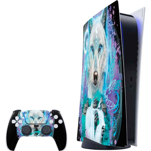 Night Wolf by Sheena Pike PS5 Digital Edition Bundle Skin