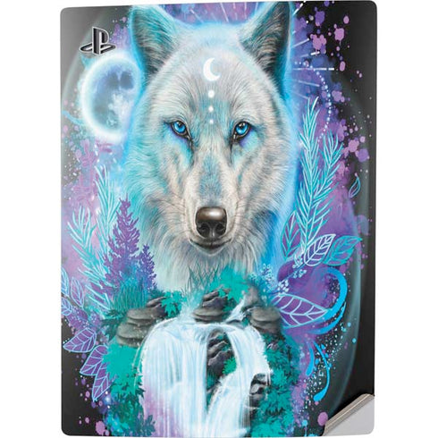 Night Wolf by Sheena Pike PS5 Digital Edition Console Skin