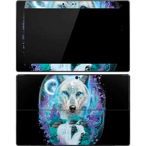 Night Wolf by Sheena Pike Surface Pro Tablet Skin