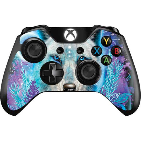Night Wolf by Sheena Pike Xbox One Controller Skin