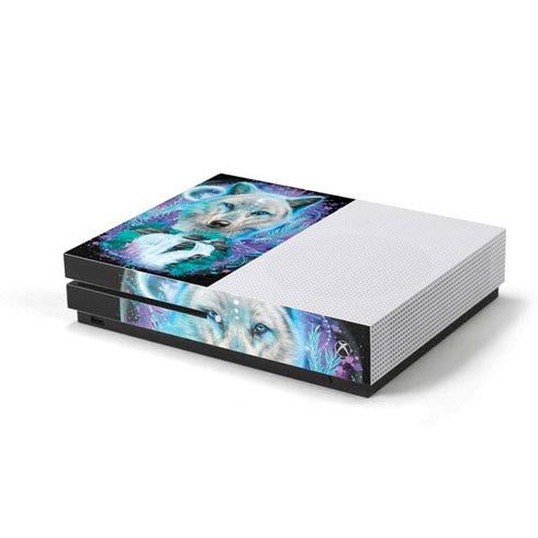 Night Wolf by Sheena Pike Xbox One S Console Skin