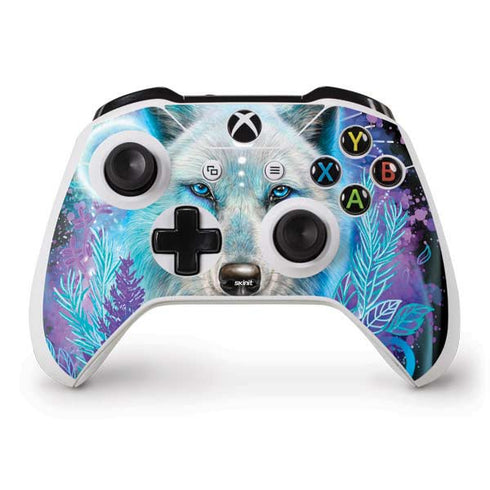 Night Wolf by Sheena Pike Xbox One S Controller Skin