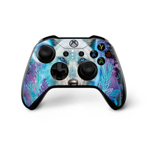 Night Wolf by Sheena Pike Xbox One X Controller Skin