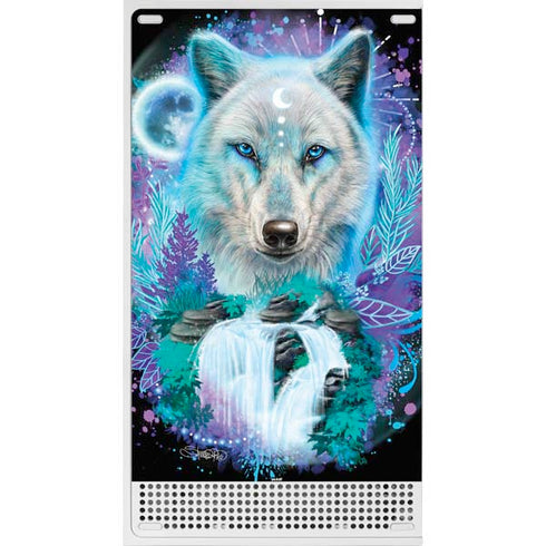 Night Wolf by Sheena Pike Xbox Series S Console Skin