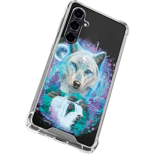 Night Wolf by Sheena Pike Galaxy S23 FE Clear Case