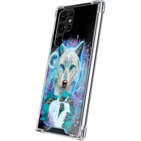 Night Wolf by Sheena Pike Galaxy S24 Ultra Clear Case