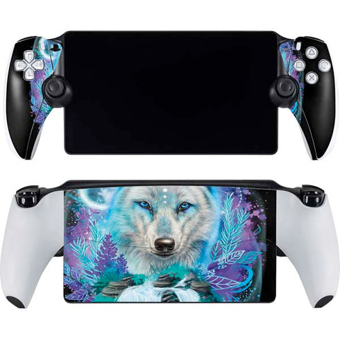 Night Wolf by Sheena Pike PlayStation Portal Remote Player Skin