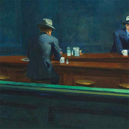 Edward Hopper Nighthawks 1942 Nintendo 2DS XL (2017) Skin