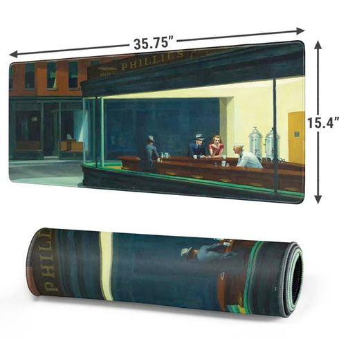 Edward Hopper Nighthawks 1942 Gaming Mouse Pad