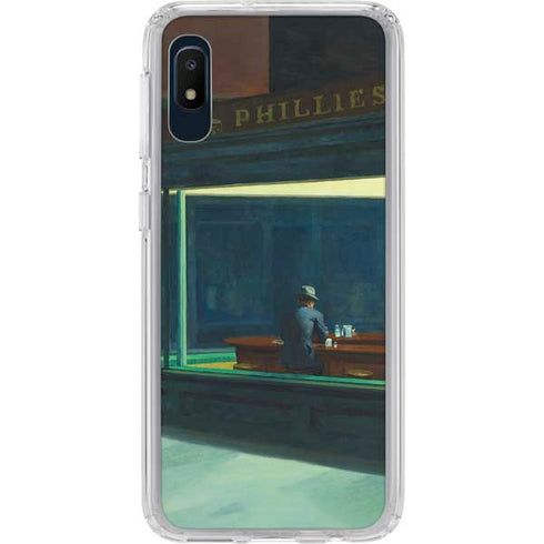 Edward Hopper Nighthawks 1942 Galaxy A10e Clear Case