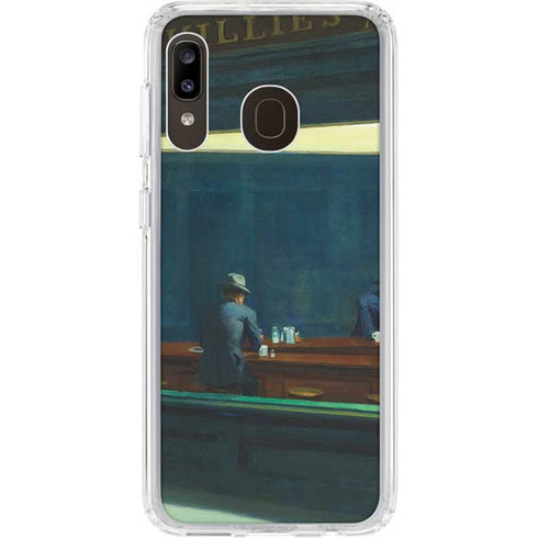Edward Hopper Nighthawks 1942 Galaxy A20 Clear Case