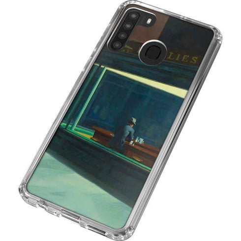 Edward Hopper Nighthawks 1942 Galaxy A21 Clear Case