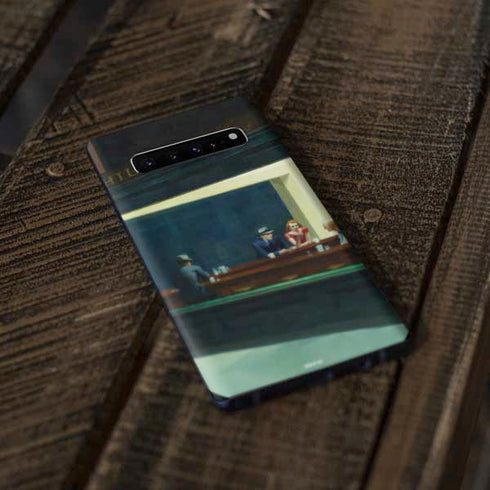 Edward Hopper Nighthawks 1942 Galaxy S10 Skin