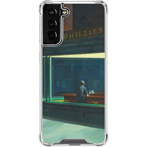 Edward Hopper Nighthawks 1942 Galaxy S21 FE Clear Case