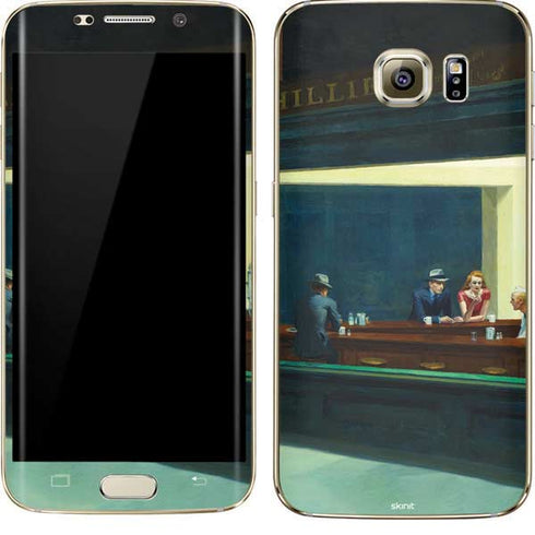 Edward Hopper Nighthawks 1942 Galaxy S7 Edge Skin