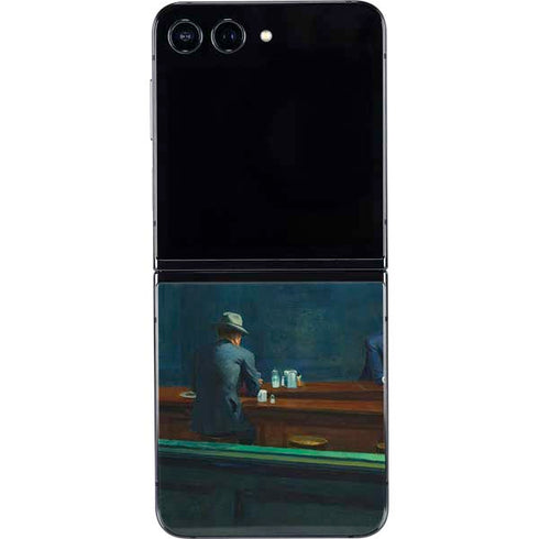 Edward Hopper Nighthawks 1942 Galaxy Z Flip5 5G Skin