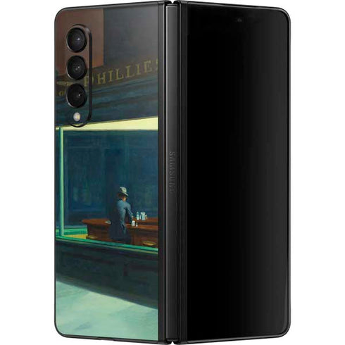 Edward Hopper Nighthawks 1942 Galaxy Z Fold3 5G Skin