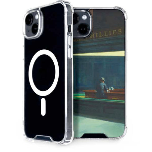 Edward Hopper Nighthawks 1942 iPhone 15 Plus MagSafe Case