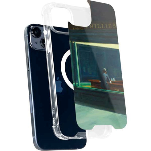 Edward Hopper Nighthawks 1942 iPhone 15 Plus MagSafe Case