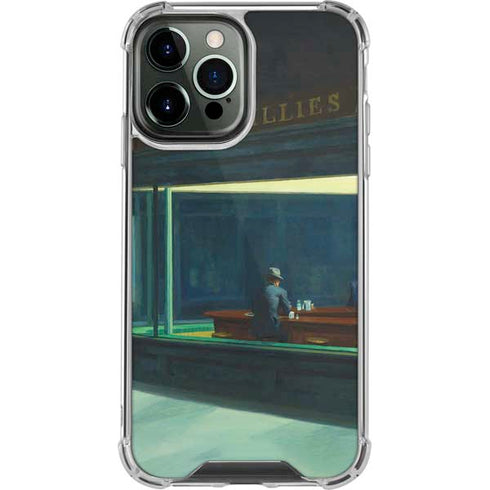 Edward Hopper Nighthawks 1942 iPhone 14 Pro Max Clear Case