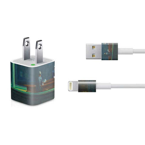 Edward Hopper Nighthawks 1942 iPhone Charger (5W USB) Skin