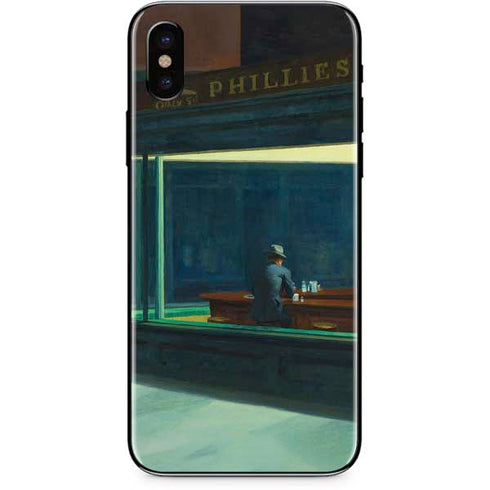Edward Hopper Nighthawks 1942 iPhone X Skin
