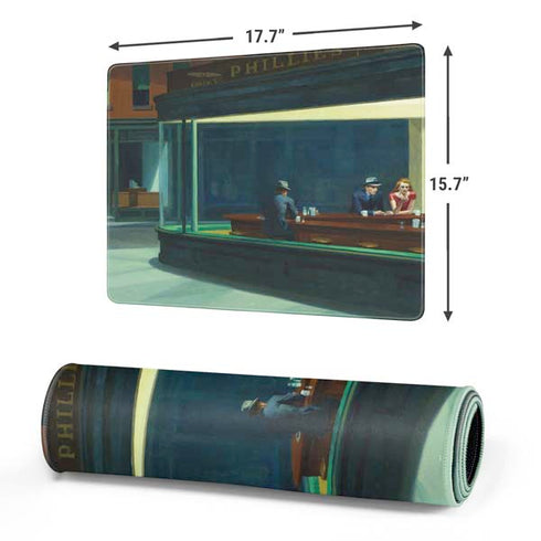 Edward Hopper Nighthawks 1942 Gaming Mouse Pad